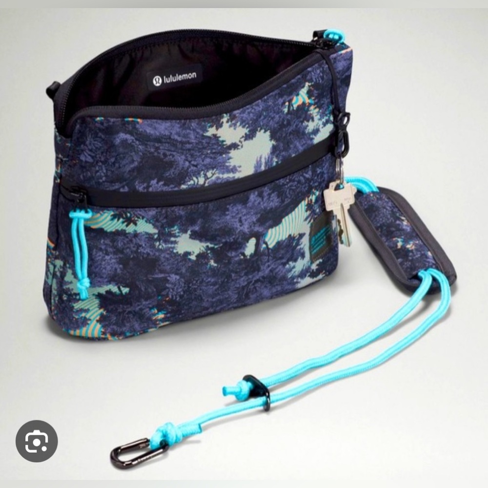 lululemon athletica Lululemon Patch Logo Crossbody Bag Psychedelic Toile